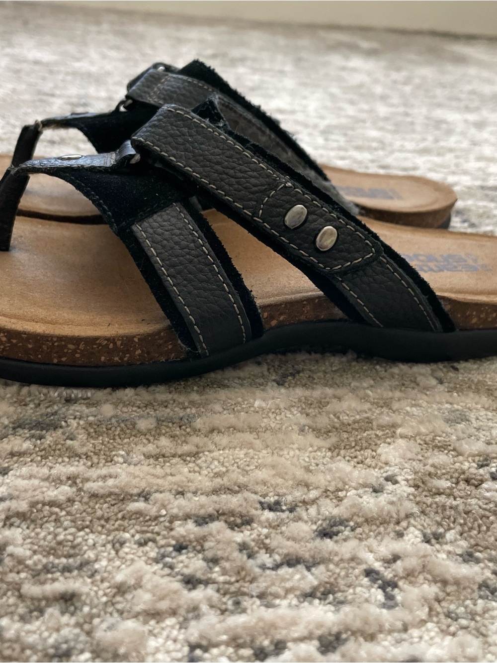 Kalso Earth Shoe Negative Heel Leather Sandals Size 9 - Picture 4 of 8